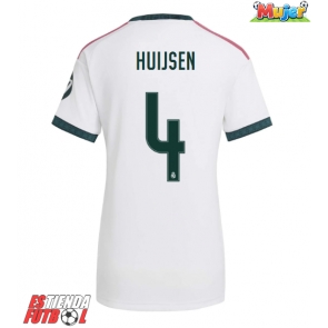 Real Madrid Dean Huijsen #4 Primera Equipación Mujer 2026-27 Manga Corta